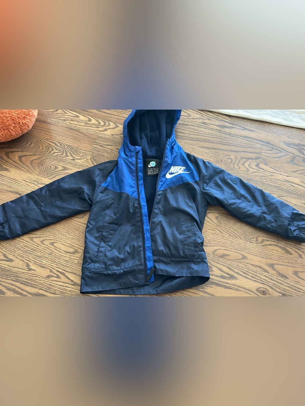 Nike Blue Kids Hooded Jacket